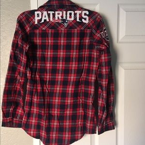 New England Patriots Long Sleeve ButtonUp